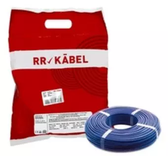 RR Kabel Superex Fr PVC Insulated Flexible Copper Wires & Cables for Domestic/Industrial Electric | Home Electric Wire | 90M [1.00 sq. mm, Blue]